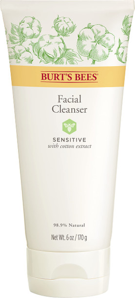 Burt's Bees Face Cleanser for Sensitive Skin, 6 Oz (Package May Vary)
