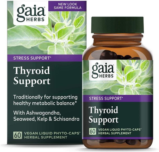 Gaia Herbs - Thyroid Support, 60 Capsules