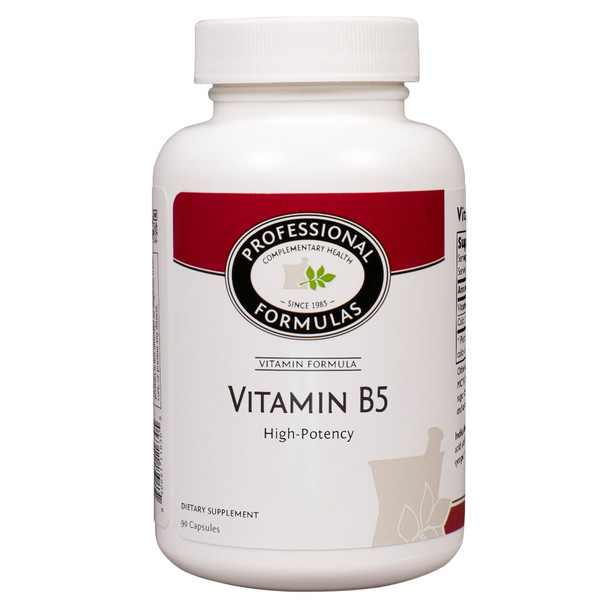 Vitamin B5 Pantothenic Acid 500mg 90 Capsules - 2 Pack