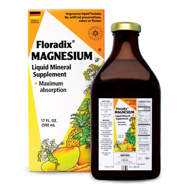 Floradix Magnesium Liquid 17 Fl Oz