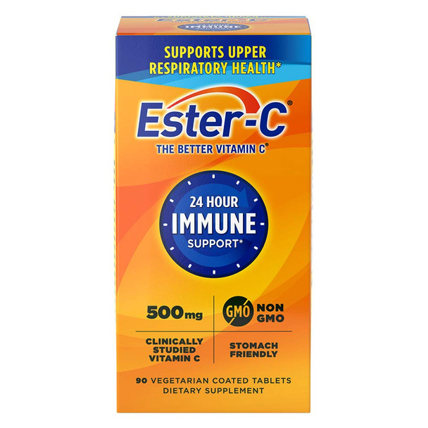 Ester-C 500 mg 24 Hour Vitamin C for Immune Support 90 Tablets