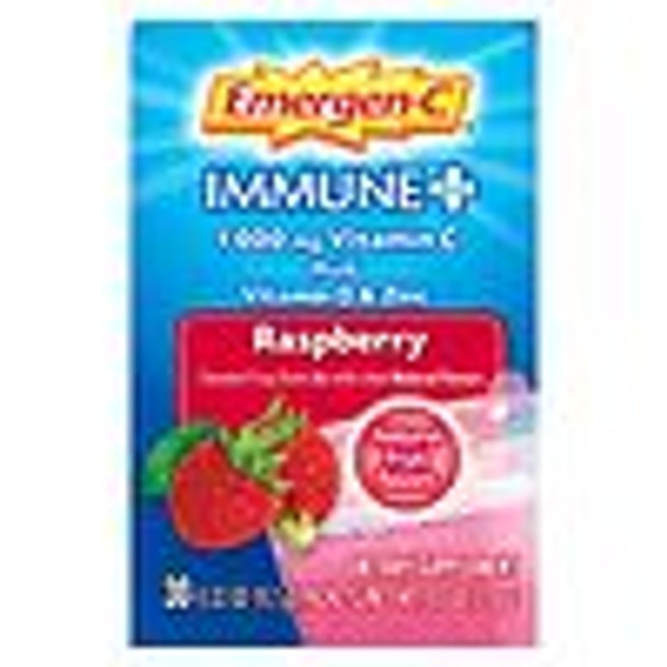 Drink Mix with 1000mg Vitamin C Plus Vitamin D & Zinc Raspberry