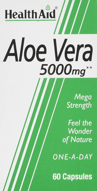 HealthAid Aloe Vera 5000mg - 60 Capsules