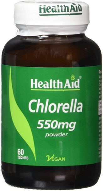 HealthAid Chlorella 550mg - 60 Tablets