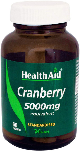 Healthaid Cranberry 5000Mg - 60 Vegan Tablets
