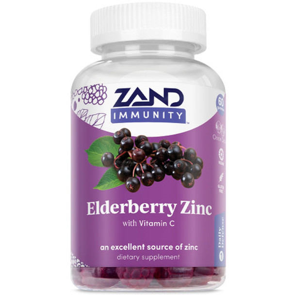 Elderberry Zinc Immunity Gummies 60 Ct