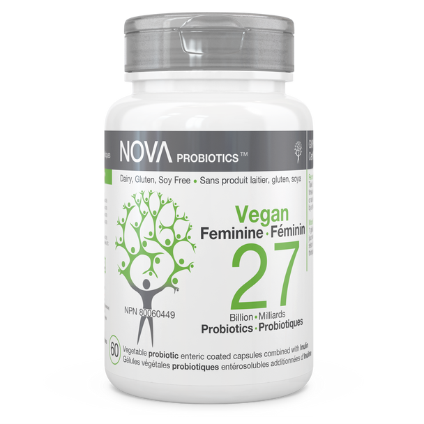Nova Vegan Probiotics Feminine 27B 60 VCaps