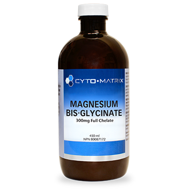 Cyto-Matrix Magnesium Bis-glycinate - 300mg Full Chelate 450 ml
