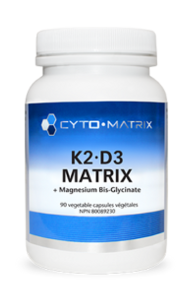 Cyto-Matrix K2-D3 + Magnesium Bis-Glycinate (Osteo Matrix) 90 VCaps