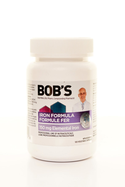 Bob's Iron Formula 150mg 100 VCaps