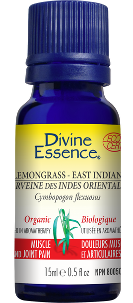 Divine Essence Lemongrass East Indian 15ml