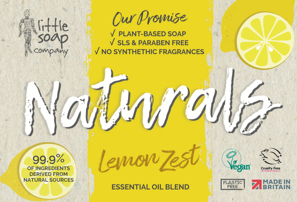 Little Soap Company naturals lemon zest bar soap