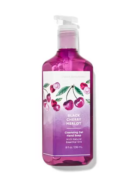 BATH & BODY WORKS Black Cherry Merlot Cleansing Gel Hand Soap, 236 ml