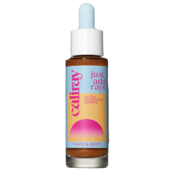 CALIRAY Just Add Rays Universal Translucent Glow Booster Drops, 30 mL