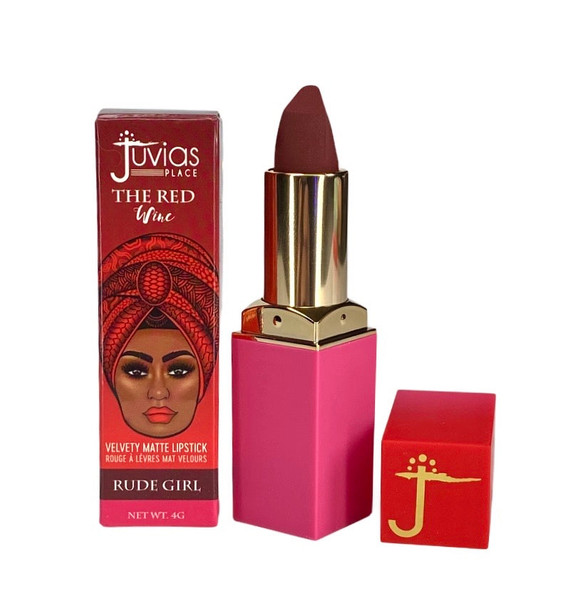 Juvia's Place The Red Wine Matte Lipstick Rude Girl, 4g