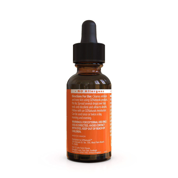 OZ NATURALS Vitamin C + AHA Facial Serum