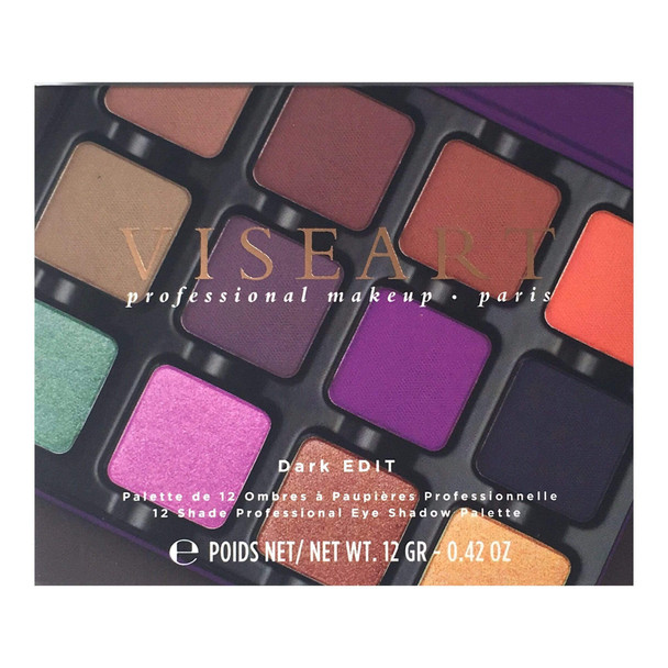 VISEART Dark Edit Eye Shadow Palette