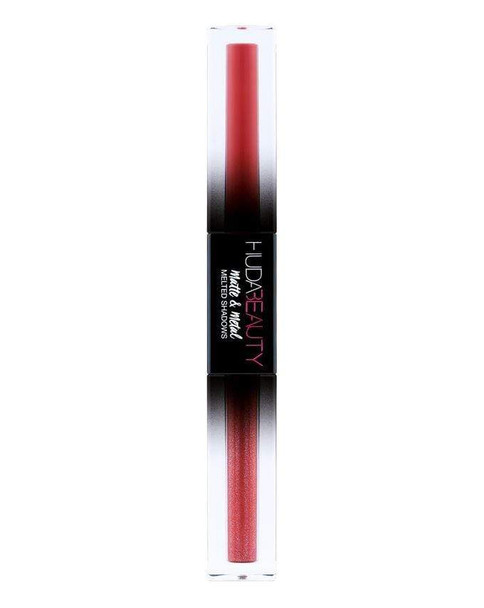 Huda Beauty Matte & Metal Melted Eyeshadow - Hot Sauce & Cherry Soda, 4ml