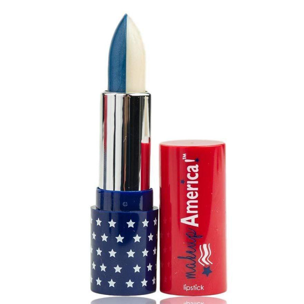 MAKEUP AMERICA! Lady Liberty Blue and White Lipstick