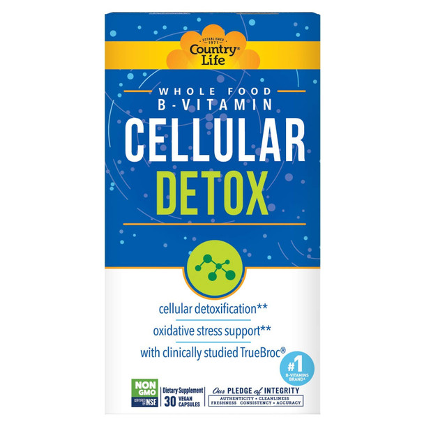 Country Life Cellular Detox ? Whole Food B-Vitamin ? Whole Body Cellular Support ? Cellular detoxification & Oxidative Stress Support