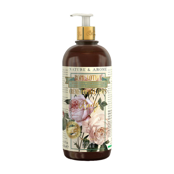 Nature & Arome Body Lotion enriched w/ Vitamin E (Apothecary) - Rose