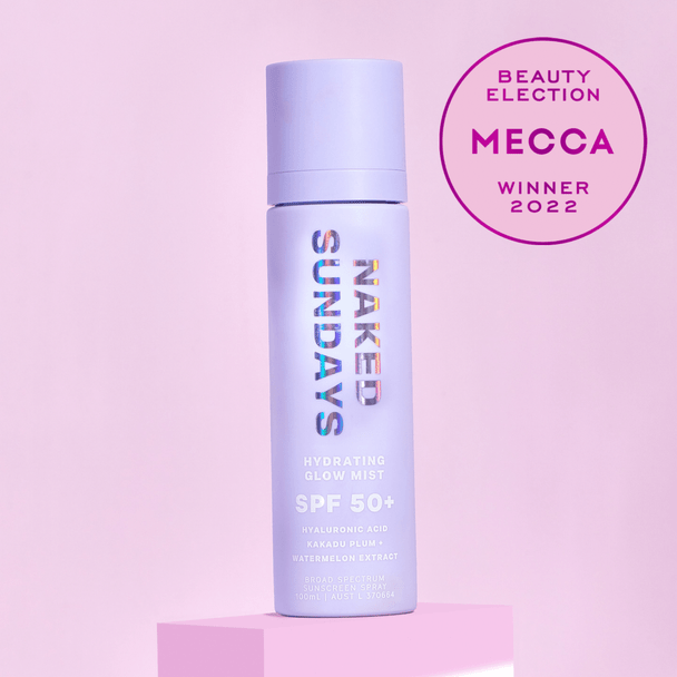 SPF50+ Hydrating Glow Mist Top Up