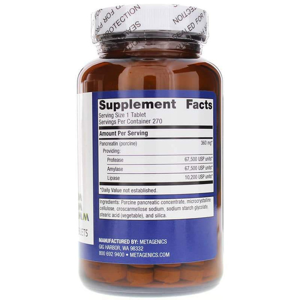 Spectrazyme Pan 9X Digestive Support 270 Tablets