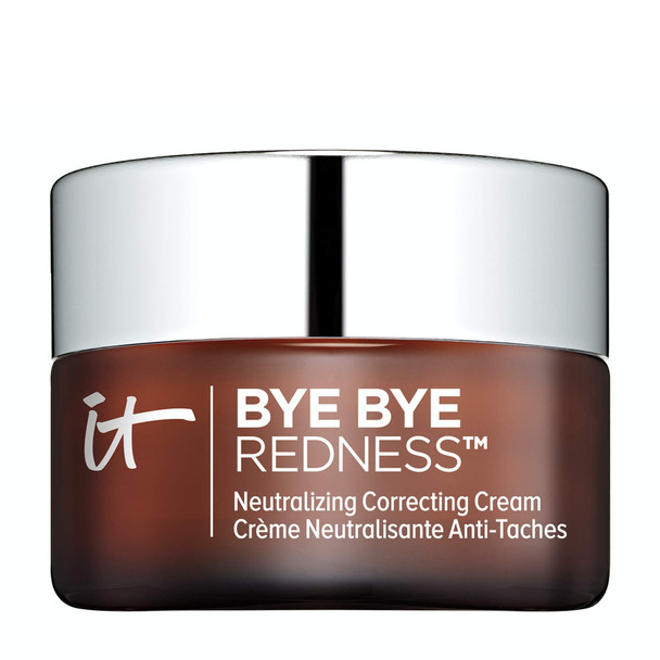 IT Cosmetics Bye Bye Redness, Transforming Porcelain Beige - Neutralizing Color-Correcting Cream - Reduces Redness - Long-Wearing Coverage - With Hydrolyzed Collagen - 0.37 fl oz