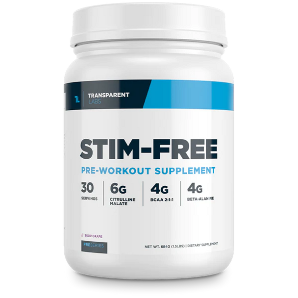 Transparent Labs Stim-Free 30Srv