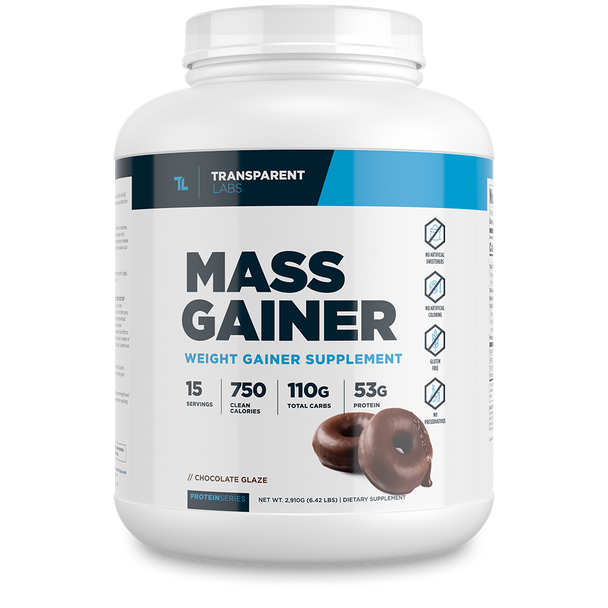 Transparent Labs Mass Gainer 15 servings chocolate Glaze flavour