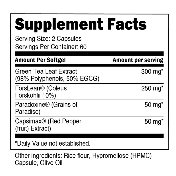 Transparent Labs Fat Burner 120Cap