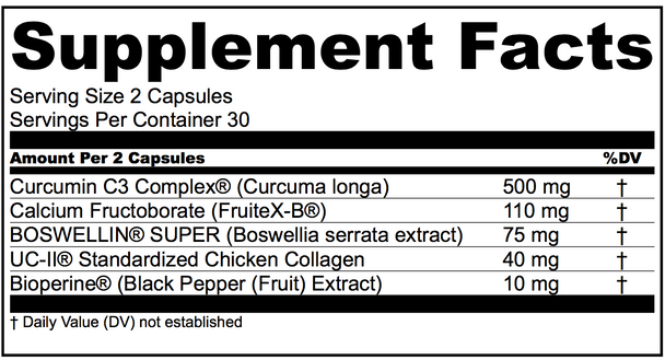 Transparent Labs Joint Support 60cap