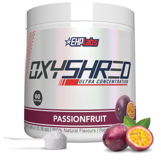 EHP Labs OxyShred Pre Workout Powder Passionfruit 60 Servings