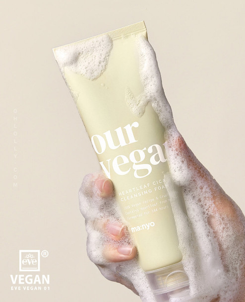 manyo Our Vegan Heartleaf Cica Cleansing Foam