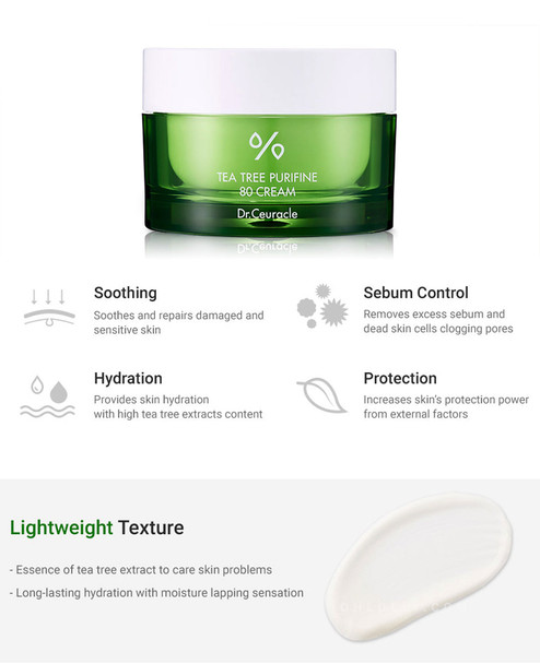 Dr. Ceuracle Tea Tree Purifine 80 Cream