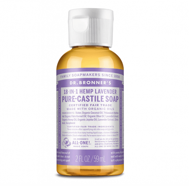 Dr Bronner's Magic Soaps 18-in-1 Hemp Lavender Pure-Castile Liquid Soap