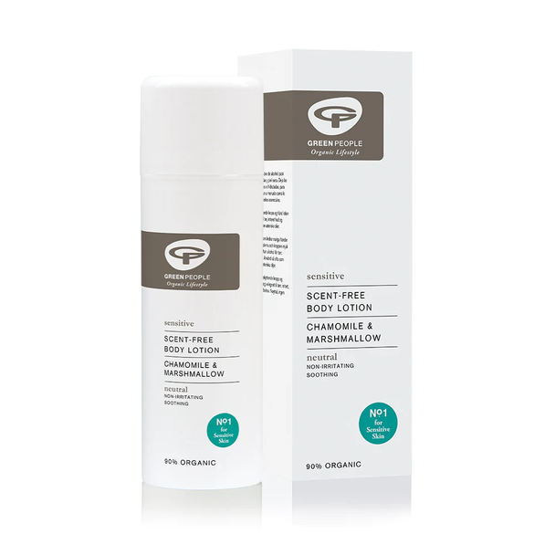 Green People Scent-Free Body Lotion Chamomile & Marshmallow 150ml