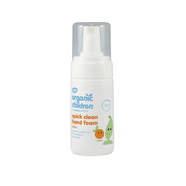 Green People Organic Children Quick Clean Hand Foam Citrus 100ml