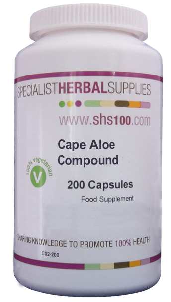 Specialist Herbal Supplies (SHS) Cape Aloe Compound Capsules