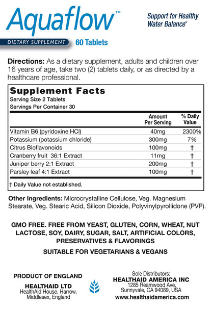 Health Aid Aquaflow 60 tablet