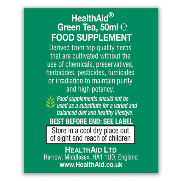 Health Aid Green Tea 50ml