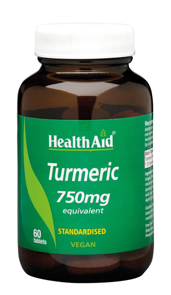 Health Aid Turmeric 750mg 60's