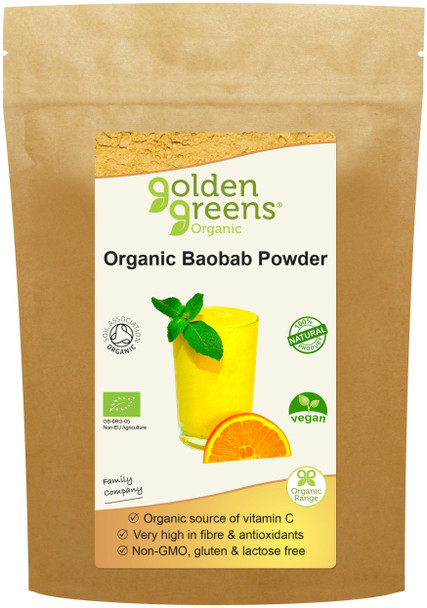 Golden Greens (Greens Organic) Organic Baobab Powder