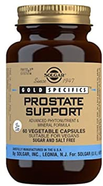 Solgar Gold Specifics Prostate Support Vegetable Capsules - Pack of 60