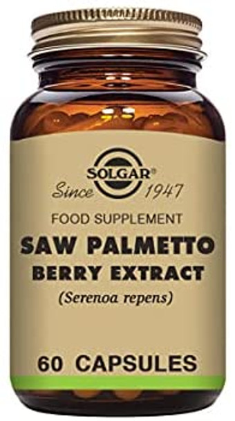 Solgar Saw Palmetto Berry Extract Vegetable Capsules - Pack of 60
