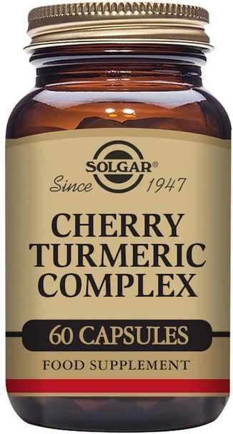 Solgar, Cherry Turmeric Complex Vegetable Capsules - Pack Of 60