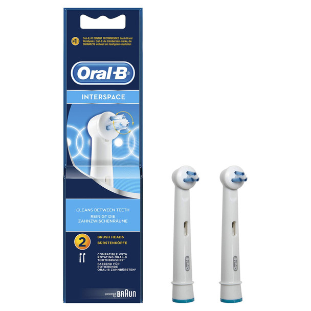 Oral-B Genuine Rechargeable Replacement Toothbrush Head, Pack of 2