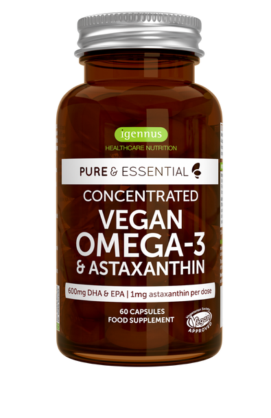 Igennus Pure & Essential Vegan Omega-3 & Astaxanthin