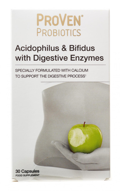 Proven Probiotics Acidophilus & Bifidus with Digestive Enzymes 30's