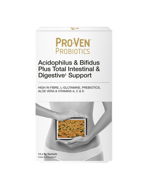 Proven Probiotics Acidophilus & Bifidus Plus Total Intestinal & Digestive Support 14 x 9g sachets